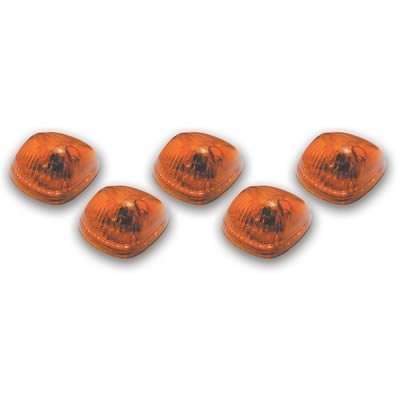 Pacer Performance Hi-Five Cab Lights 20-230 Roof Lights, Dodge, Ram Pickup, Amber Lens, Set of 5