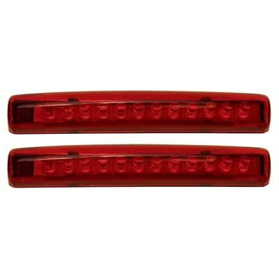 Pacer Performance LED Individual Lights 20-704 Lights, LED, Red, 4.625 in x 0.437 in. x 0.750 in. Pair