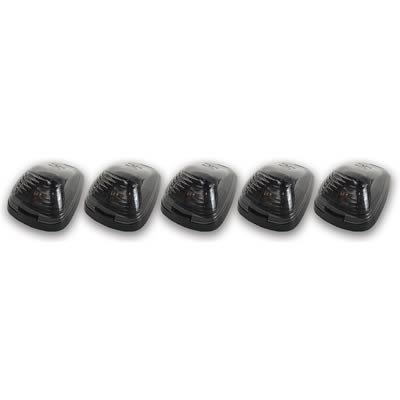 Pacer Performance Hi-Five Cab Lights 20-235S Roof Lights, Ford, F-Series Super Duty, Smoke Lens, Amber Bulbs, Set of 5