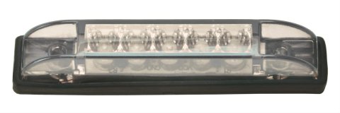 Pacer Performance LED Individual Lights 20-653 Auxiliary Light, Marker, Clear Lens, Clear Bulb, 3.938 in. Length, 0.688 in. Width, 0.875 in. Height