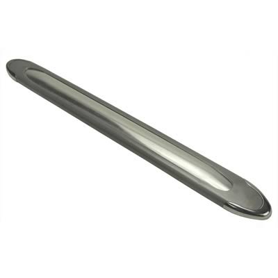 Pacer Performance Bumper Guard Trim Protectors 25-531 Guard, 3M Tape, Black/Silver Plastic, Pair