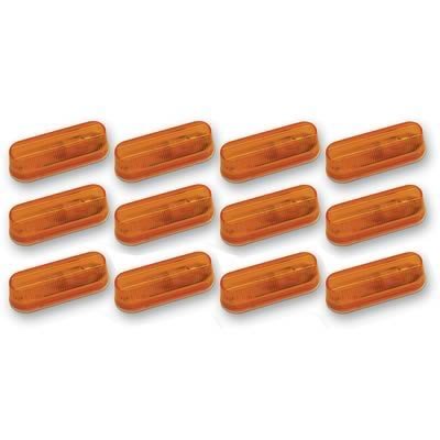 Pacer Performance Running Lights 20-400 Trailer Light, Trailer Light, Amber, Set of 12