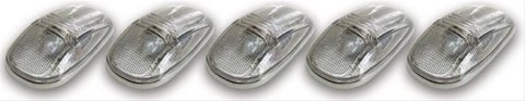 Pacer Performance Hi-Five Cab Lights 20-244C Lights, Hi-Five, Clear, LED, Hardware Included, Wiring Harness Included, Dodge, Kit