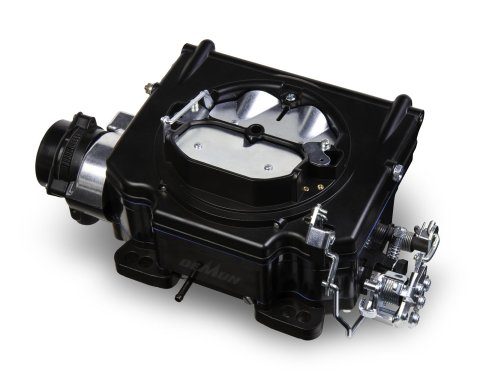 Demon Carburetion Shadow Black Street 750 CFM 4-Barrel Carburetor 1904BK Carburetor, Demon, cfm, 4-Barrel, Square Bore/Spread Bore, Electric Choke, Ceramic, Each