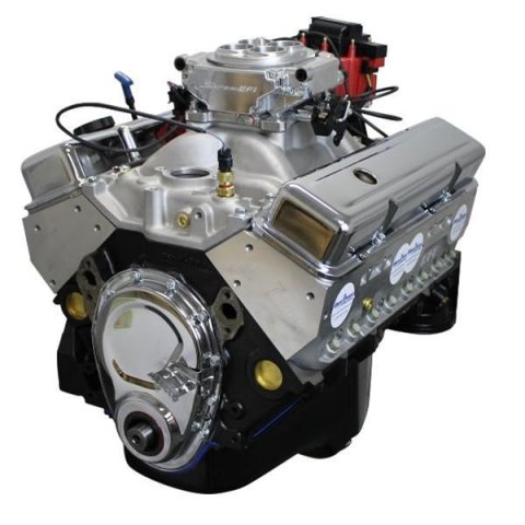 BluePrint Engines GM 350 C.I.D. 390 HP Dressed Long Block Crate BP3505CTF Engine, Longblock, C.I. Fuel Injection, HP, 410 TQ, New Block, Aluminum Heads, Chevy, Small Block, Each