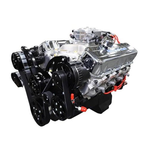 BluePrint Engines GM 454 C.I.D. 460 HP Cruiser Dressed Long Block Crate with Fuel Injection BP454CTFKB Engine, Fully Longblock, C.I. HP, 479 TQ, Injection, Aluminum Heads, Roller Camshaft, Chevy, Big Gen IV, Each