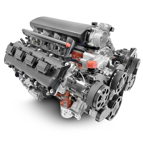 BluePrint Engines Pro Series Mopar 426 C.I.D. 610 HP EFI Deluxe Dressed Long Block Crate PS426CTFKB Engine, Series, Gen 3 HEMI Compatible, cid, hp, Dressed, EFI, 10.48:1, Forged Internals, Black Pulley Kit, Mopar, Each