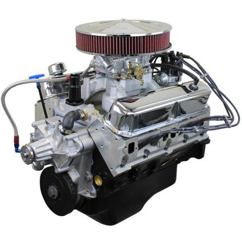 BluePrint Engines Chrysler 408 C.I.D. 465 HP Long Block Crate BPC4085CTCD Engine, Drop In Ready, Stroker, Mopar, Small Magnum, HP, 494 ft-lbs, Each