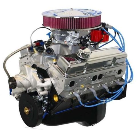 BluePrint Engines GM 383 C.I.D. 436 HP Dressed Stroker Long Block Crate BP38318CTFD Engine, Block, 4-bolt Mains, 10.0:1 Compression, Throttle Body Style EFI, Chevrolet, 5.7L, 6.3L, Each