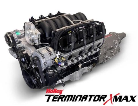 BluePrint Engines Engine and Transmission Combos BLS4273K4L7 427 c.i. LS Builder Series Iron Block Standard Edition, Fuel Injected, 4L65/70E Automatic w/ Black Pulley Kit