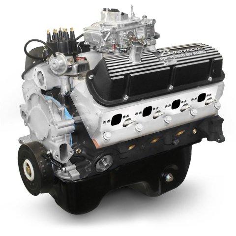 BluePrint Engines Ford 302 C.I.D. Bronco Edition 365 HP Long Block Crate BP302MAXCTC Engines, Block, Aluminum Heads, Iron Block, 9.5:1 Comp., Hydraulic Roller, Ford, 5.0L, Each