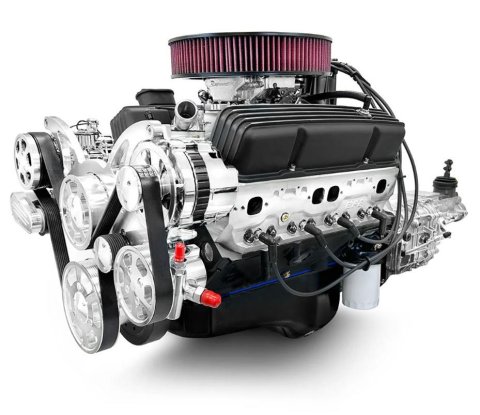 BluePrint Builder Series 383/436HP Standard Edition EFI Crate Engine and 700R4 Transmission Combos B383FK700 Combos, Series., SBC 383, 700R4, 436 HP/443 lbs.-ft., Turn-Key Block, Polished Acc., Chevy, Kit