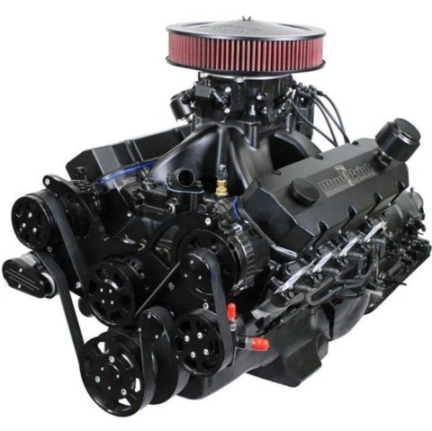 BluePrint Builder Series 632/815HP Blackout Reaper EFI Crate Engine and 4L80E Transmission Combos B632FKB4L8X Combo, Series, 632/815HP, Reaper, EFI, , Aluminum Heads, 10.3L/632, Chevy Big Block, Kit