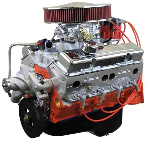 BluePrint Engines GM 400 C.I.D. 508 HP Dressed Long Block Crate BP4002CTC1D Engine, Block, Chevy, Small Block, Engine, SBC Motor Aluminum Heads, Each