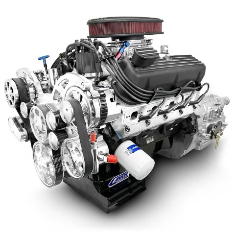 BluePrint Builder Series 347W/415HP Standard Edition Carbureted Crate Engine and 4R70W Trans Combos B347K4R7 Transmission Combos, Series. Carb, SBF 347, 4R70W, 415 HP/415 lbs.-ft., Turn-Key Block, Polished Acc., Ford, Kit