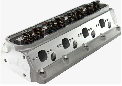 BluePrint Engines Muscle Series Cylinder Heads HP9008 Head, Assembled, Aluminum, 60cc Combustion Chamber, Square Port, Ford, 289, 302, Pedestal Mount, Each