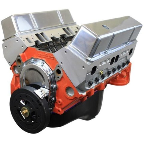 BluePrint Engines GM 400 C.I.D. 508 HP Base Long Block Crate with 6 in. Connecting Rods BP4003CT1 Engines, Rods, 6.6L/400, Assembled, External Balance, Chevrolet, Small Block, Each