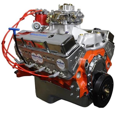 BluePrint Engines Pro Series Chevy 427 C.I.D. 540 HP Dressed Long Block Crate PS4272CTC1 Engine, Dressed, Block, Stroker, HP, 535 TQ, New Block, Aluminum Heads, 4-Bolt Mains, Chevrolet, Small Block, Each