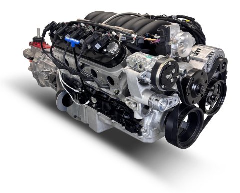 BluePrint Builder Series LS376/530HP Standard Edition EFI Crate Engine and T56 Trans Combos BLS3763KT56 376 c.i. LS Iron Block Edition, Fuel Injected, Manual Transmission w/ Polished Pulley Kit