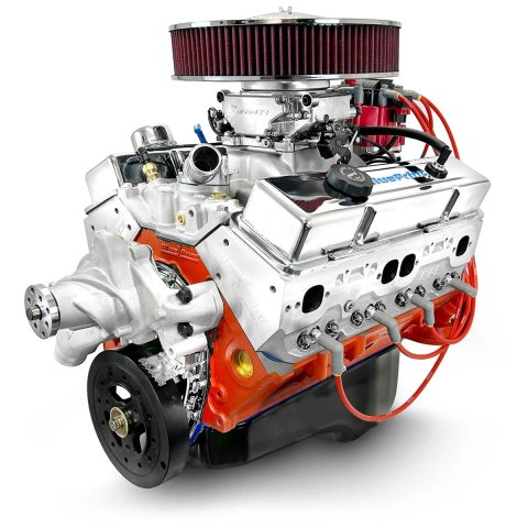 BluePrint Engines GM 400 C.I.D. 508 HP Drop-in-Ready EFI Long Block Crate BP4002CTFD Engine, Dressed, Block, Stroker, HP, 510 TQ, New Block, Aluminum Heads, Sniper EFI, Chevy, Small Block, Each