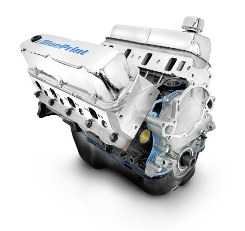 BluePrint Engines Ford 347 C.I.D. 415 HP Base Stroker Long Block Crate BP3479RCT Engine, Block, 4-bolt Mains, 10.0:1 Compression, Aluminum Cylinder Heads, Ford, 5.0L Windsor, Each