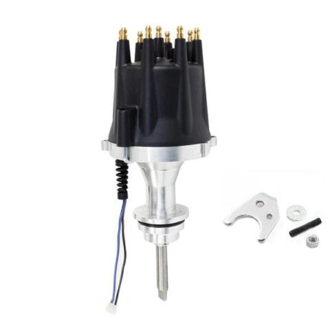BluePrint Engines Pro Billet 2-Wire Distributors BPP3602BK Ignition PRO SERIES 2 WIRE DISTRIBUTOR, MOPAR SB 273-360, V8 ENGINE, BLACK CAP