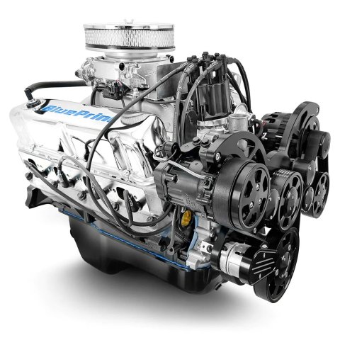 BluePrint Engines Ford 302 C.I.D. 361 HP Dressed Long Block Crate BP302RCTFKB Engine, Aluminum Heads, Iron Block, 9.4:1 Comp., Hydraulic Roller Cam, 4-Bolt Mains, Rear Sump, Black Pulleys, EFI, 302, Ford, Small Block, Each