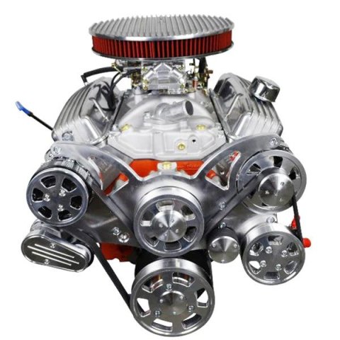 BluePrint Engines GM 327 C.I.D. 350 HP Fully Dressed Long Block Crate BP327CTFKV Engines, Block, Aluminum Heads, 9.45:1 Comp., Hydraulic Roller, Sniper EFI System, Chevrolet, 5.0L, Each