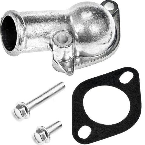 BluePrint Engines Water Necks and Thermostat Housings BPP10108470 Housing, Neck, Aluminum, Natural, 75-Degree, GM, Chevy, Small Block, Big Block, Each