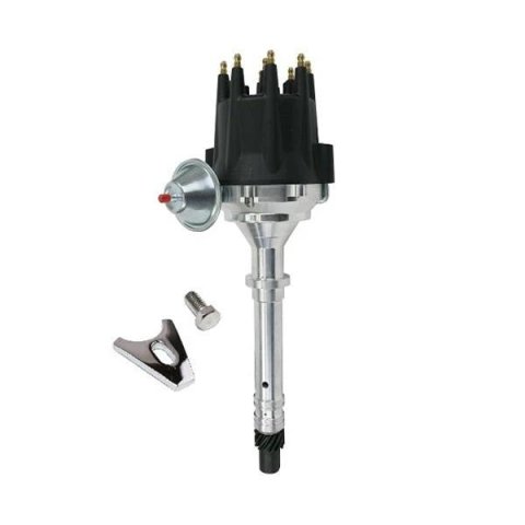 BluePrint Engines Pro Billet Ready to Run Distributors BPP3503BK Ignition PRO SERIES READY TO RUN DISTRIBUTOR, CHEVY SB/BB, V8 ENGINE, BLACK CAP W/ FIXED COLLAR