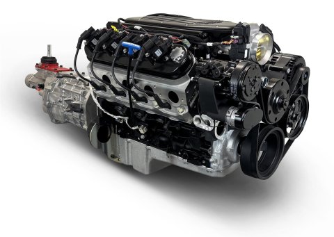 BluePrint Builder Series LS427/585HP Standard Edition EFI Crate Engine and T56 Transmission Combos BLS4278KBT56 427 c.i. LS Iron Block Edition, Fuel Injected, Manual w/ Black Pulley Kit