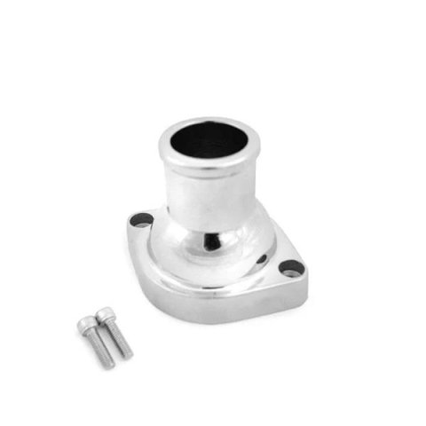 BluePrint Engines Water Necks and Thermostat Housings BPP8938S Housings, Aluminum, Polished, 1.50 in. Outlet, Straight, Each