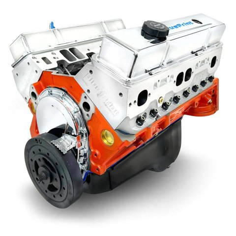 BluePrint Engines Pro Series Chevy 454 C.I.D. 563 HP Base Long Block Crate PS4541CT1 Engine, Block, Stroker, HP, 545 TQ, New Block, Aluminum Heads, 4-Bolt Mains, Chevrolet, Small Block, Each