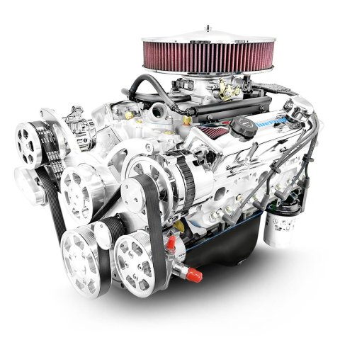 BluePrint Engines GM 383 C.I.D. 436 HP Fully Dressed Stroker Long Block Crate BP38318MPFIK ENGINE