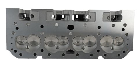 BluePrint Engines Muscle Series Cylinder Heads HP8103 Assembled Small Block Chevy Aluminum Head, 64CC Combustion Chamber, 220CC, Square Port, Each