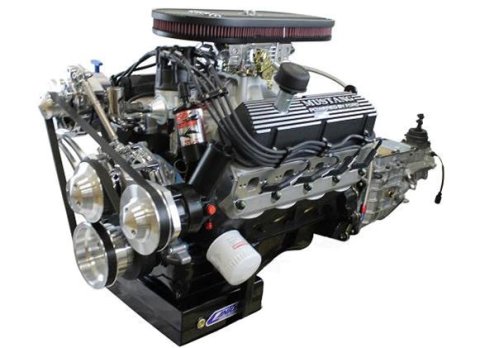BluePrint Builder Series 347W/415HP Mustang Edition EFI Crate Engine and TKX Transmission Combos B347FKTKXM Combo, Series, 347W/415HP, Edition, EFI, , Aluminum Heads, 5.7L/347, Ford Windsor, Kit