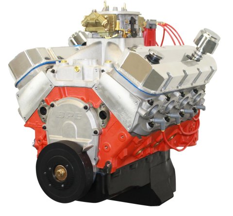 BluePrint Engines Marine Pro Series GM 540 C.I.D. 670 HP Dressed Long Block Crate PSM5400CTC1 Engines, Block, Assembled, Internal Balance, Aluminum Heads, Chevrolet, Big Block, Each