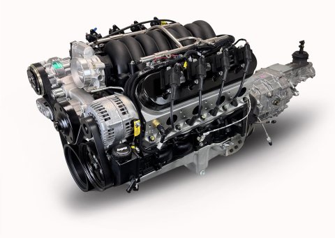 BluePrint Builder Series LS427/605HP Standard Edition EFI Crate Engine and TKX Transmission Combos BLS4273KTKX 427 c.i. LS Iron Block Edition, Fuel Injected, Manual w/ Polished Pulley Kit