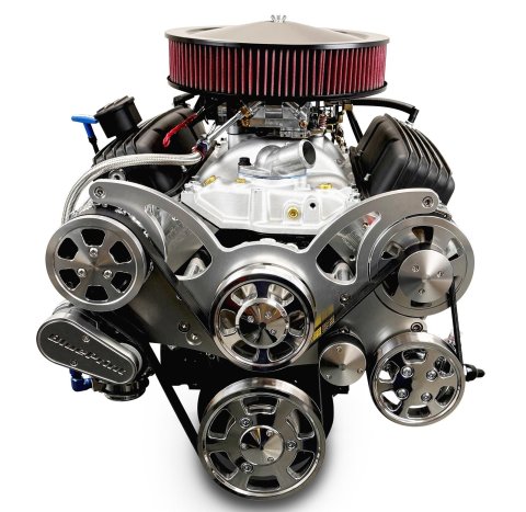 BluePrint Engines Engine and Transmission Combos B383K4WD 383 c.i. Truck Edition Builder Series, Carbureted, 700R4 Automatic 4WD Ready w/Polished Pulley Kit. Incl. 30 month/50,000 warranty & Dyno