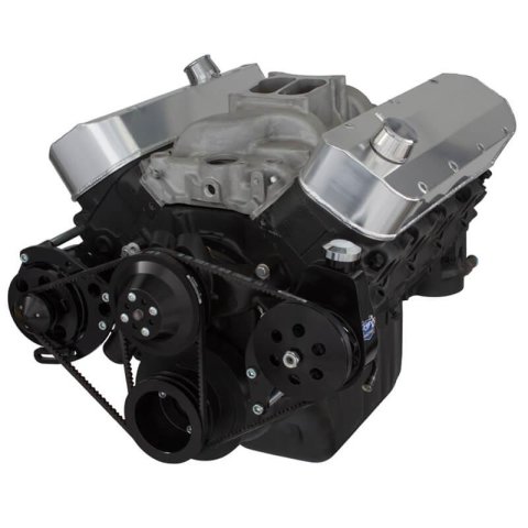 BluePrint Engines Accessory Drive Systems BPP454FDPS2 BBC (STD DECK) FRONT ACCESSORY DRIVE, V-BELT W/ ALT, PS, WP, BRACKETS, BOLTS