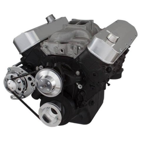 BluePrint Engines Accessory Drive Systems BPP454FDE2 BBC (STD DECK) ACCESSORY DRIVE, V-BELT W/ ALT, WP, BRACKETS, BOLTS