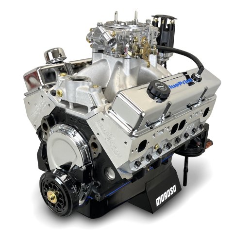 BluePrint Engines GM 396 C.I.D. 530 HP Stroker Base Long Block Crate BPMS396CTC Engine, Longblock, C.I. Carbureted, HP, 480 TQ, New Block, Aluminum Heads, Chevy, Small Block, Each