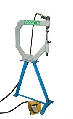 Woodward Fab Planishing Hammers WFPL2 Hammer, Floor Stand Type, Steel, Blue/Gray, 3,000 Hits Per Minute @ 90 psi, Lower Radius Dies, Kit