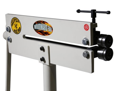 Woodward Fab Bead Rollers WFBRSB18 Sheet Metal, Super Roller, Steel, Gear Drive, Bench Mount, 18-Gauge Capacity, Each