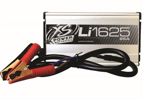 XS Power High-Frequency Lithium-Ion IntelliChargers LI1625 Battery Charger, IntelliCharger, One Battery Charger Bank Capacity, 16 V, 25 amps, Each
