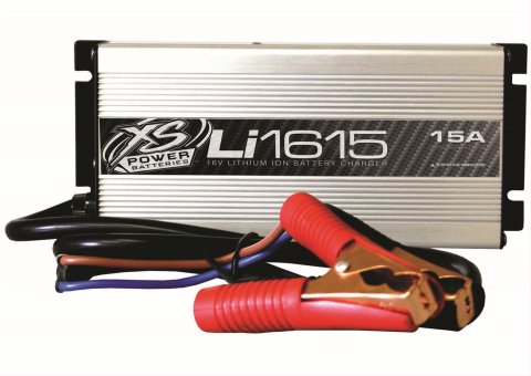 XS Power High-Frequency Lithium-Ion IntelliChargers LI1615 Battery Charger, IntelliCharger, One Battery Charger Bank Capacity, 16 V, 15 amps, Each