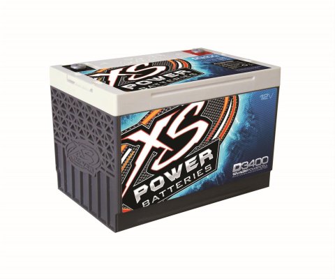 1,012 CCA XS Power AGM Battery D3400 BCI Group 34 Battery, 12 V, Deep Cycle/Starting, 1,150 Cranking Amps at 32 Degrees F, 10.24 in. Length, 6.89 in. Width, 7.16 in. Height