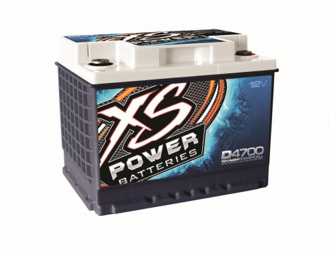 XS Power AGM Batteries D4700 Battery, AGM, Deep Cycle/Starting, 12 V, 760 Cranking Amps at 32 Degrees F, 105 minutes Reserve Capacity, Each