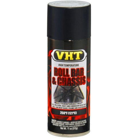VHT Epoxy Paint 11 Oz. Satin Black SP671 Paint, Roll Bar, Epoxy, Satin, Black, oz., Aerosol Spray Can, Each