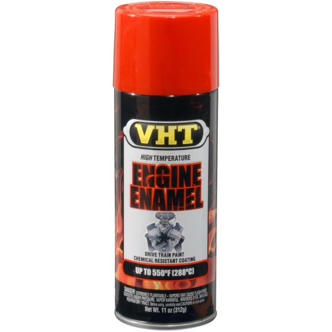 VHT Engine Enamel 11 Oz. Gloss Orange SP123 Paint, High-Temperature, Engine, Enamel, Gloss, Chevy Orange, oz., Aerosol Spray Can, Each